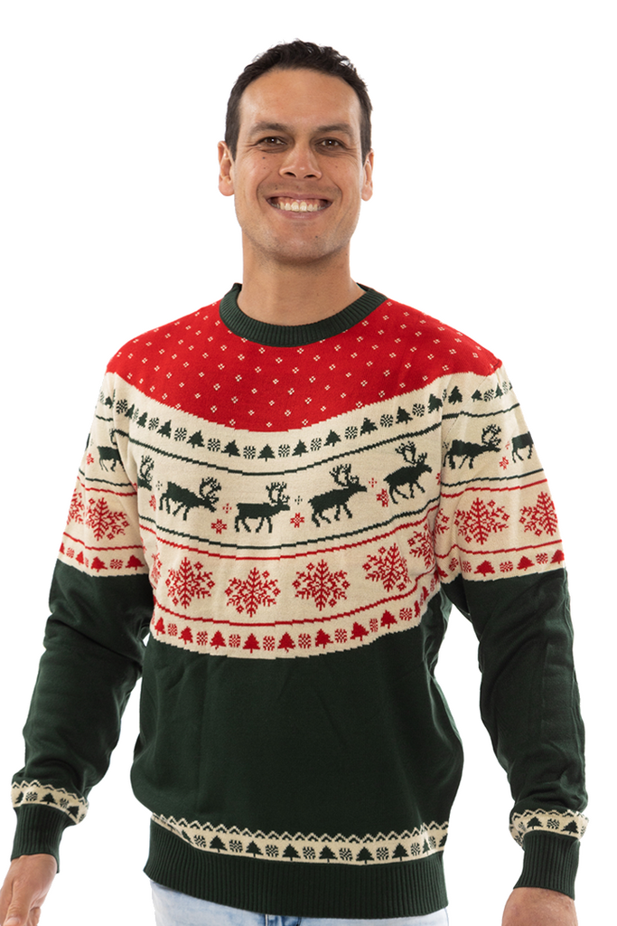 mens vintage christmas jumper